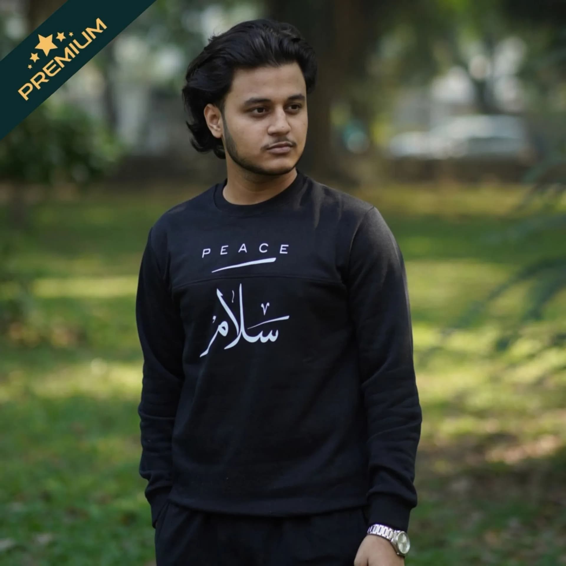 সালাম সোয়েটশার্ট — কালো